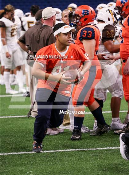 Thumbnail 2 in Hanna vs Brandeis (UIL 6A Region Playoff) photogallery.