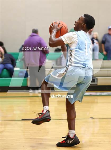 Thumbnail 2 in Huckabay vs New Way Christian Academy (Santo Tournament) photogallery.