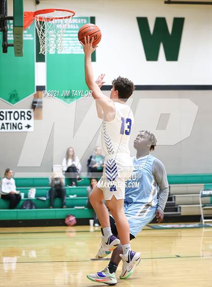 Thumbnail 2 in Huckabay vs New Way Christian Academy (Santo Tournament) photogallery.