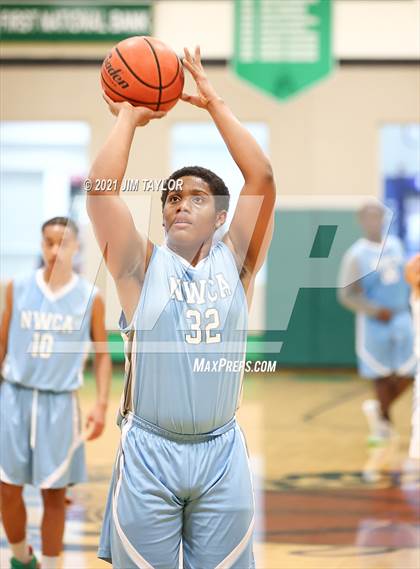 Thumbnail 3 in Huckabay vs New Way Christian Academy (Santo Tournament) photogallery.