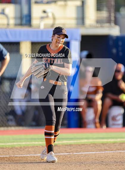 Thumbnail 2 in Bullard @ Central (CIF CS Softball Championships- Division 1) photogallery.