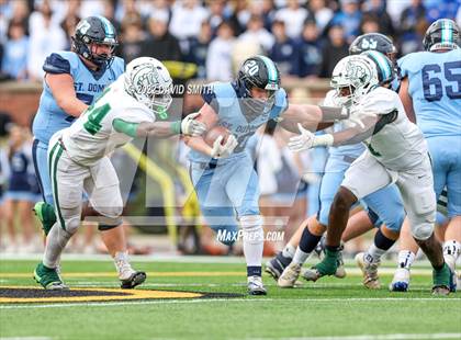 Thumbnail 2 in St. Dominic vs. St. Mary's (MSHSAA Class 4 Championship) photogallery.
