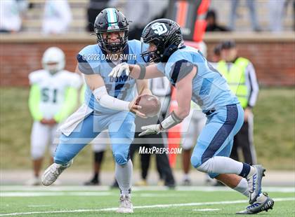 Thumbnail 1 in St. Dominic vs. St. Mary's (MSHSAA Class 4 Championship) photogallery.