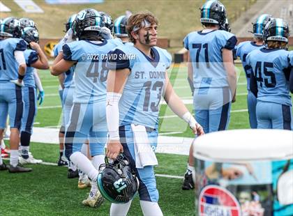 Thumbnail 3 in St. Dominic vs. St. Mary's (MSHSAA Class 4 Championship) photogallery.