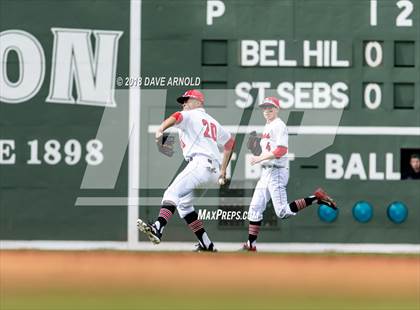 Thumbnail 1 in Belmont Hill vs St. Sebastian's School (Fenway Park) photogallery.