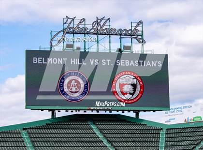 Thumbnail 2 in Belmont Hill vs St. Sebastian's School (Fenway Park) photogallery.