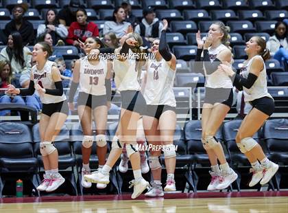Thumbnail 2 in Davenport vs. Randall (UIL 4A Volleyball Final) photogallery.