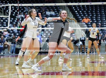 Thumbnail 3 in Davenport vs. Randall (UIL 4A Volleyball Final) photogallery.