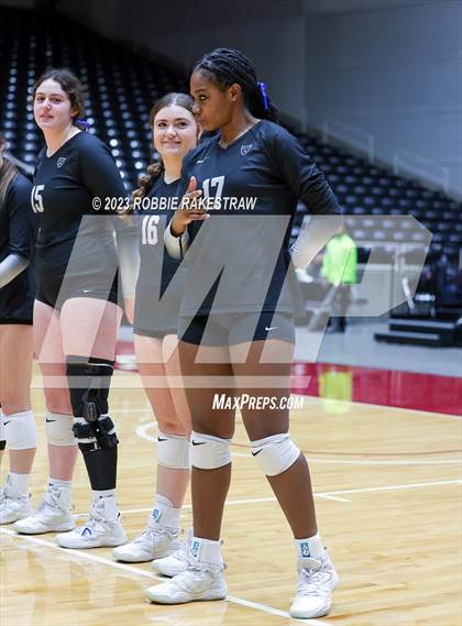 Thumbnail 1 in Davenport vs. Randall (UIL 4A Volleyball Final) photogallery.