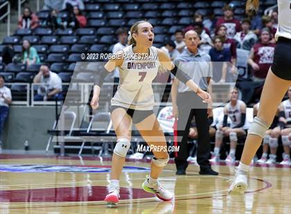 Thumbnail 2 in Davenport vs. Randall (UIL 4A Volleyball Final) photogallery.