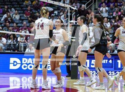 Thumbnail 3 in Davenport vs. Randall (UIL 4A Volleyball Final) photogallery.