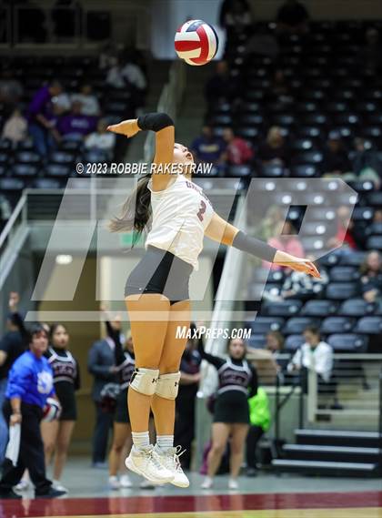 Thumbnail 3 in Davenport vs. Randall (UIL 4A Volleyball Final) photogallery.