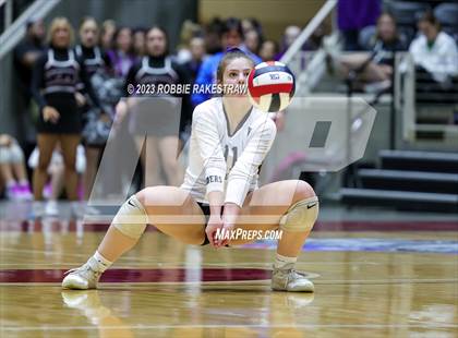 Thumbnail 3 in Davenport vs. Randall (UIL 4A Volleyball Final) photogallery.