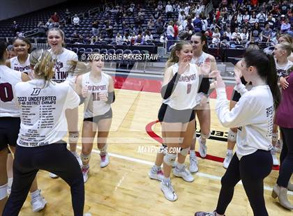 Thumbnail 2 in Davenport vs. Randall (UIL 4A Volleyball Final) photogallery.