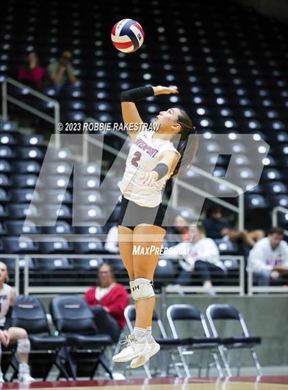 Thumbnail 2 in Davenport vs. Randall (UIL 4A Volleyball Final) photogallery.