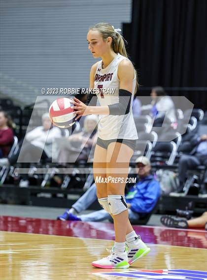 Thumbnail 3 in Davenport vs. Randall (UIL 4A Volleyball Final) photogallery.