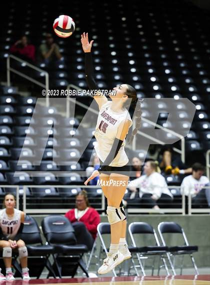 Thumbnail 1 in Davenport vs. Randall (UIL 4A Volleyball Final) photogallery.