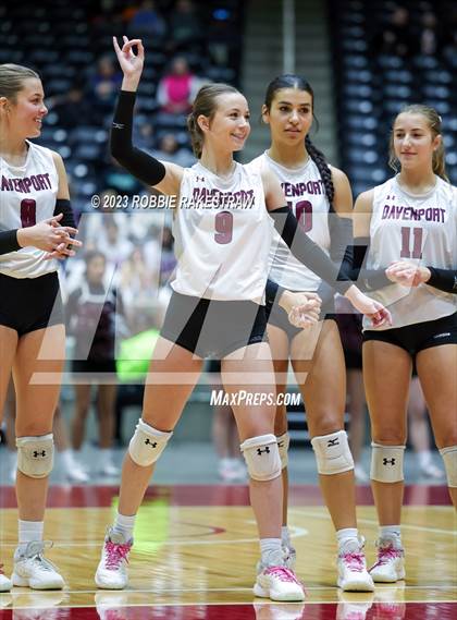 Thumbnail 1 in Davenport vs. Randall (UIL 4A Volleyball Final) photogallery.