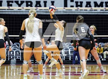 Thumbnail 3 in Davenport vs. Randall (UIL 4A Volleyball Final) photogallery.