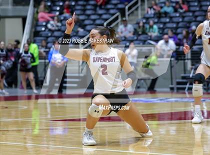 Thumbnail 3 in Davenport vs. Randall (UIL 4A Volleyball Final) photogallery.