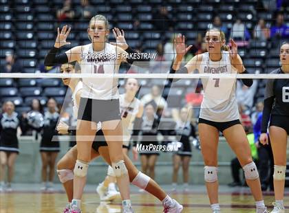 Thumbnail 3 in Davenport vs. Randall (UIL 4A Volleyball Final) photogallery.