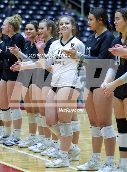 Thumbnail 2 in Davenport vs. Randall (UIL 4A Volleyball Final) photogallery.