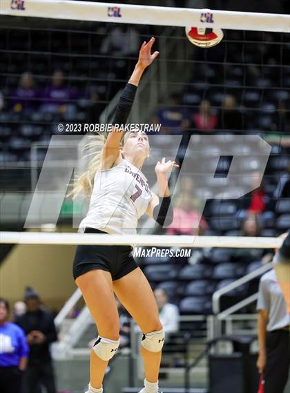 Thumbnail 1 in Davenport vs. Randall (UIL 4A Volleyball Final) photogallery.