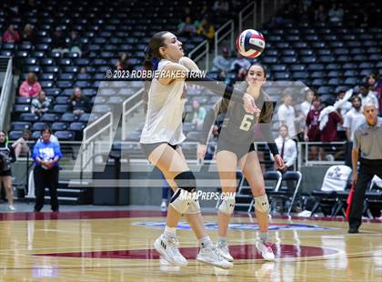 Thumbnail 2 in Davenport vs. Randall (UIL 4A Volleyball Final) photogallery.