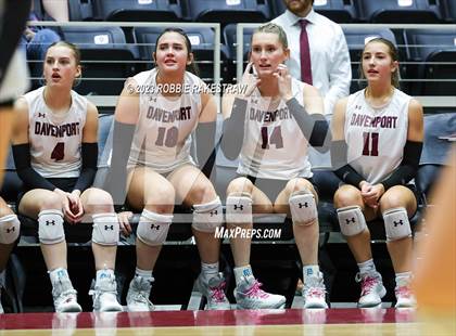 Thumbnail 2 in Davenport vs. Randall (UIL 4A Volleyball Final) photogallery.
