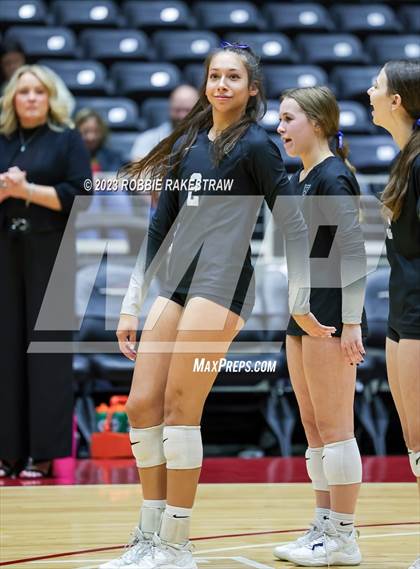 Thumbnail 3 in Davenport vs. Randall (UIL 4A Volleyball Final) photogallery.