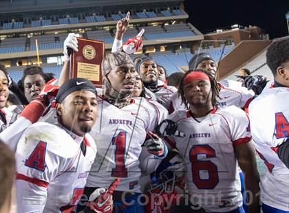 Thumbnail 2 in Monroe vs. T.W. Andrews (NCHSAA 2AA Final) photogallery.