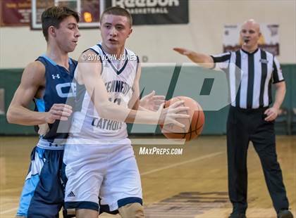 Thumbnail 1 in Christian Brothers Academy vs Kennedy Catholic (Skyline Classic) photogallery.