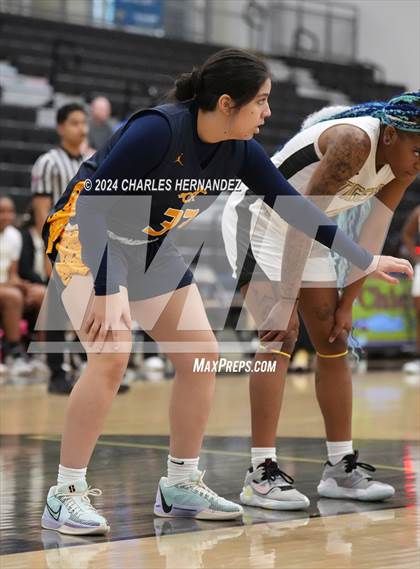 Thumbnail 3 in Cypress Ranch vs Conroe (Lady Tiger Booster Hoops Round Robin) photogallery.