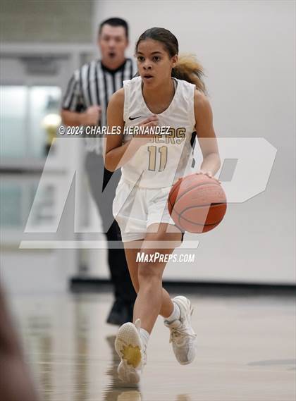Thumbnail 3 in Cypress Ranch vs Conroe (Lady Tiger Booster Hoops Round Robin) photogallery.
