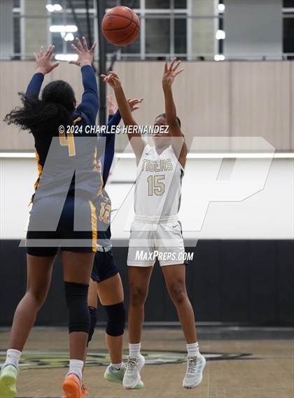 Thumbnail 2 in Cypress Ranch vs Conroe (Lady Tiger Booster Hoops Round Robin) photogallery.