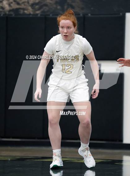 Thumbnail 3 in Cypress Ranch vs Conroe (Lady Tiger Booster Hoops Round Robin) photogallery.