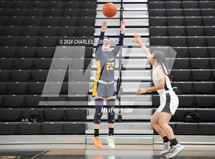 Thumbnail 3 in Cypress Ranch vs Conroe (Lady Tiger Booster Hoops Round Robin) photogallery.