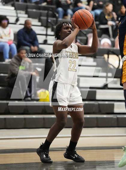 Thumbnail 2 in Cypress Ranch vs Conroe (Lady Tiger Booster Hoops Round Robin) photogallery.