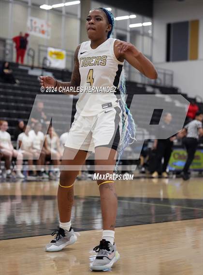 Thumbnail 2 in Cypress Ranch vs Conroe (Lady Tiger Booster Hoops Round Robin) photogallery.