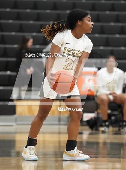 Thumbnail 1 in Cypress Ranch vs Conroe (Lady Tiger Booster Hoops Round Robin) photogallery.
