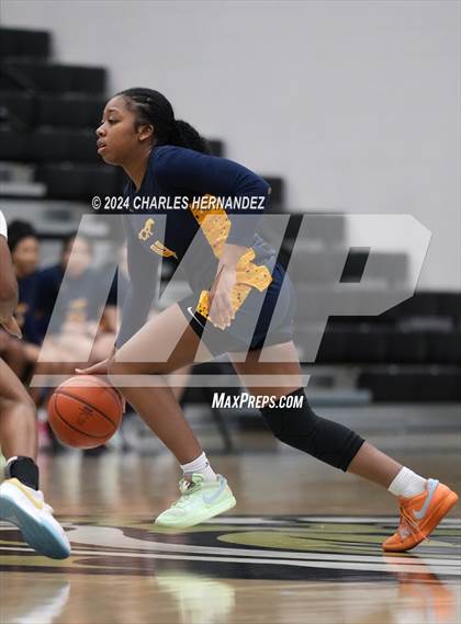 Thumbnail 2 in Cypress Ranch vs Conroe (Lady Tiger Booster Hoops Round Robin) photogallery.