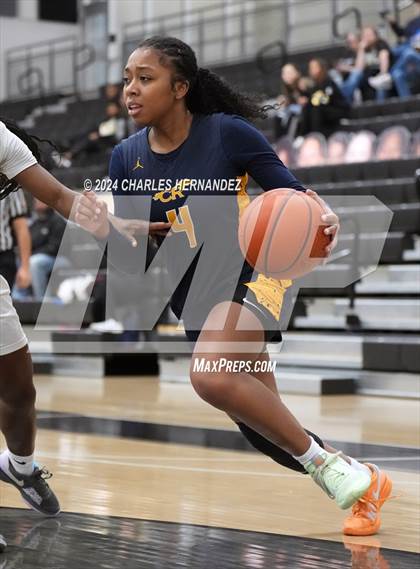 Thumbnail 3 in Cypress Ranch vs Conroe (Lady Tiger Booster Hoops Round Robin) photogallery.