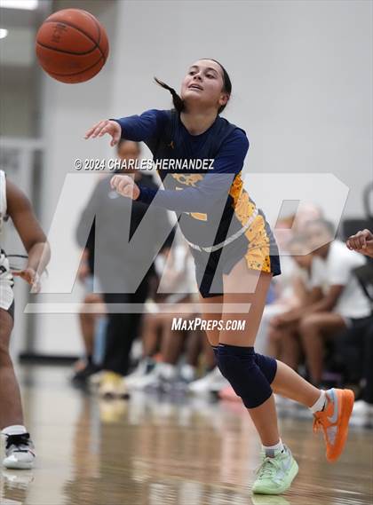 Thumbnail 2 in Cypress Ranch vs Conroe (Lady Tiger Booster Hoops Round Robin) photogallery.
