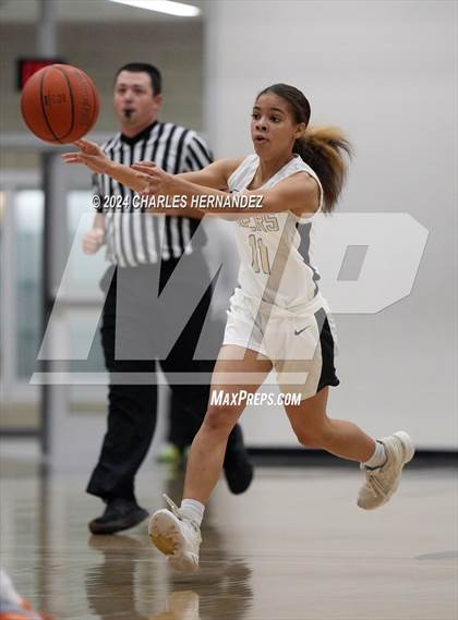 Thumbnail 3 in Cypress Ranch vs Conroe (Lady Tiger Booster Hoops Round Robin) photogallery.