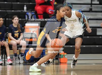 Thumbnail 3 in Cypress Ranch vs Conroe (Lady Tiger Booster Hoops Round Robin) photogallery.