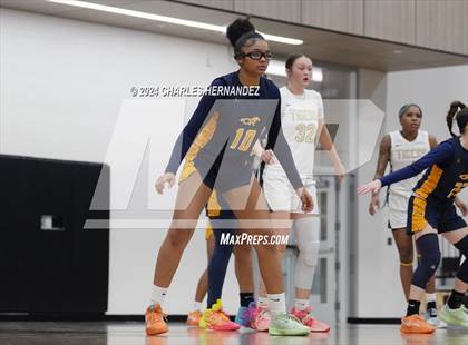 Thumbnail 2 in Cypress Ranch vs Conroe (Lady Tiger Booster Hoops Round Robin) photogallery.