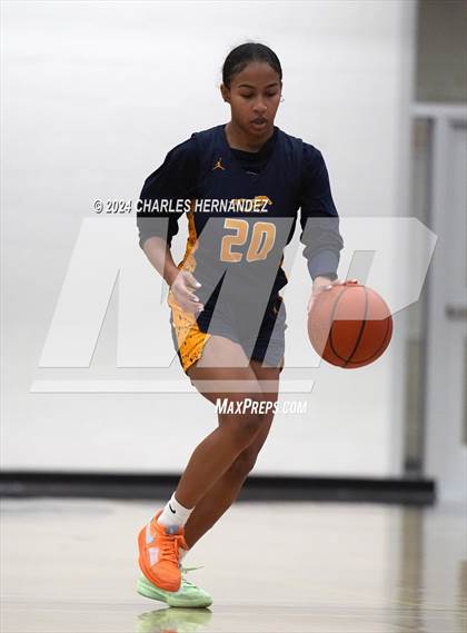 Thumbnail 3 in Cypress Ranch vs Conroe (Lady Tiger Booster Hoops Round Robin) photogallery.
