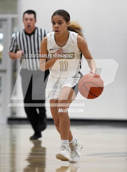 Thumbnail 3 in Cypress Ranch vs Conroe (Lady Tiger Booster Hoops Round Robin) photogallery.
