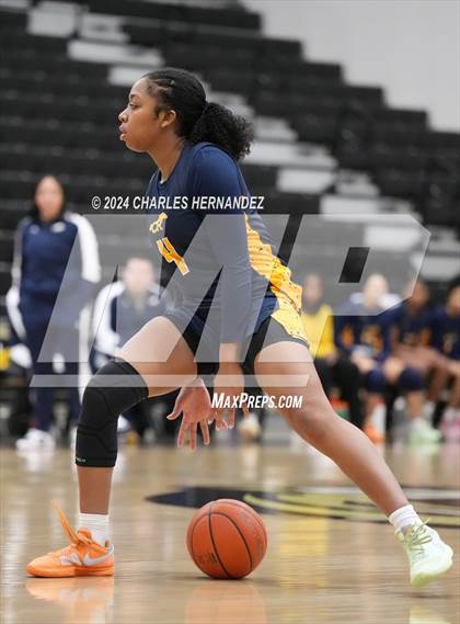 Thumbnail 3 in Cypress Ranch vs Conroe (Lady Tiger Booster Hoops Round Robin) photogallery.