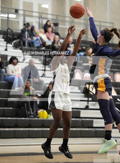 Thumbnail 2 in Cypress Ranch vs Conroe (Lady Tiger Booster Hoops Round Robin) photogallery.